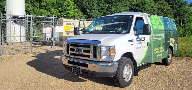 BPS service van on location